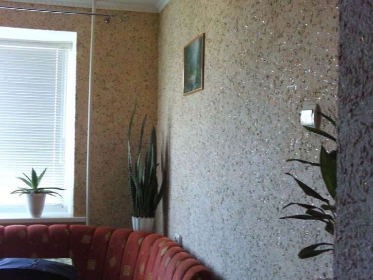 Рідкі шпалери в інтер’єрі